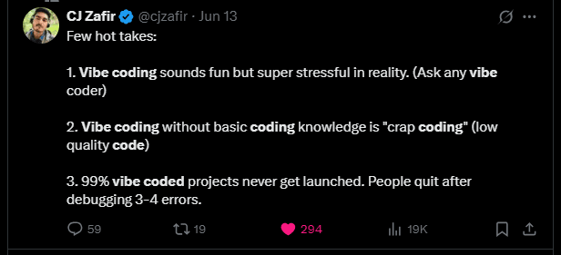 Twitter/X developer experience with AI